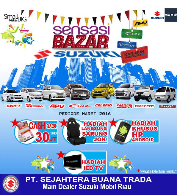 Buruan ke Suzuki, Sensasi Bazar Tinggal 2 Hari Lagi